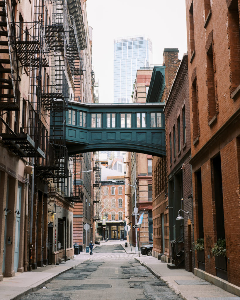 NYC Engagement Photos in Tribeca