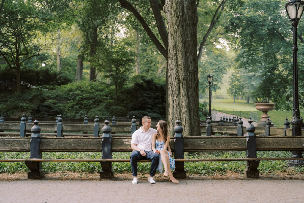 Central Park Engagement Photos