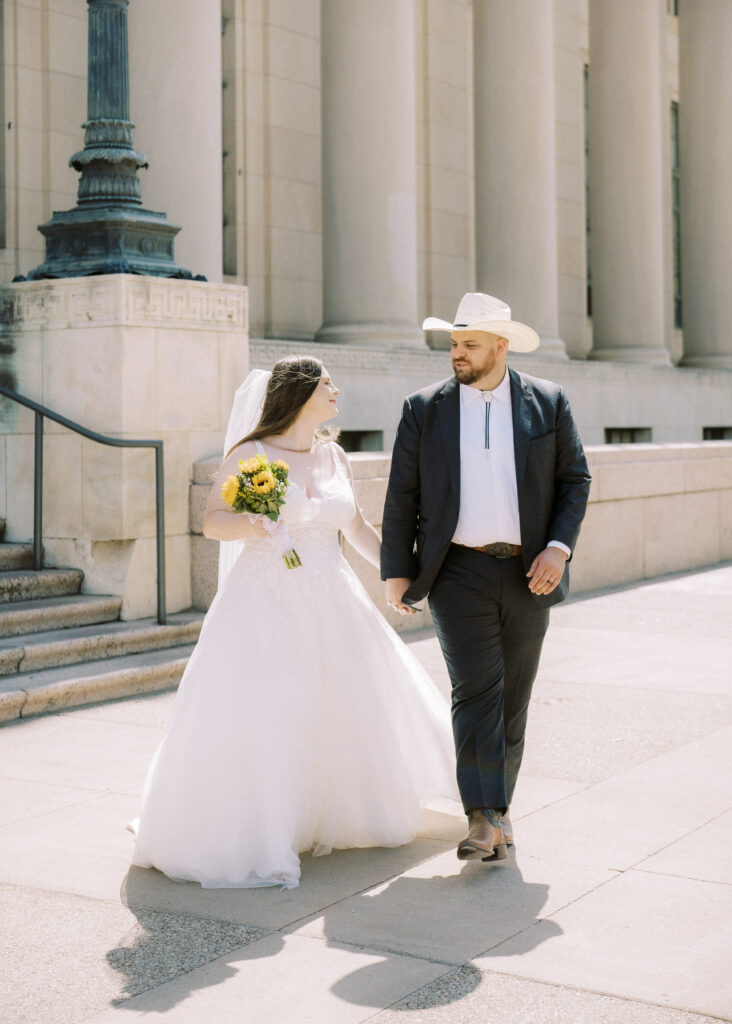 Fort Worth courthouse wedding
