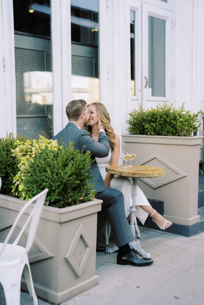 local bar engagement photos