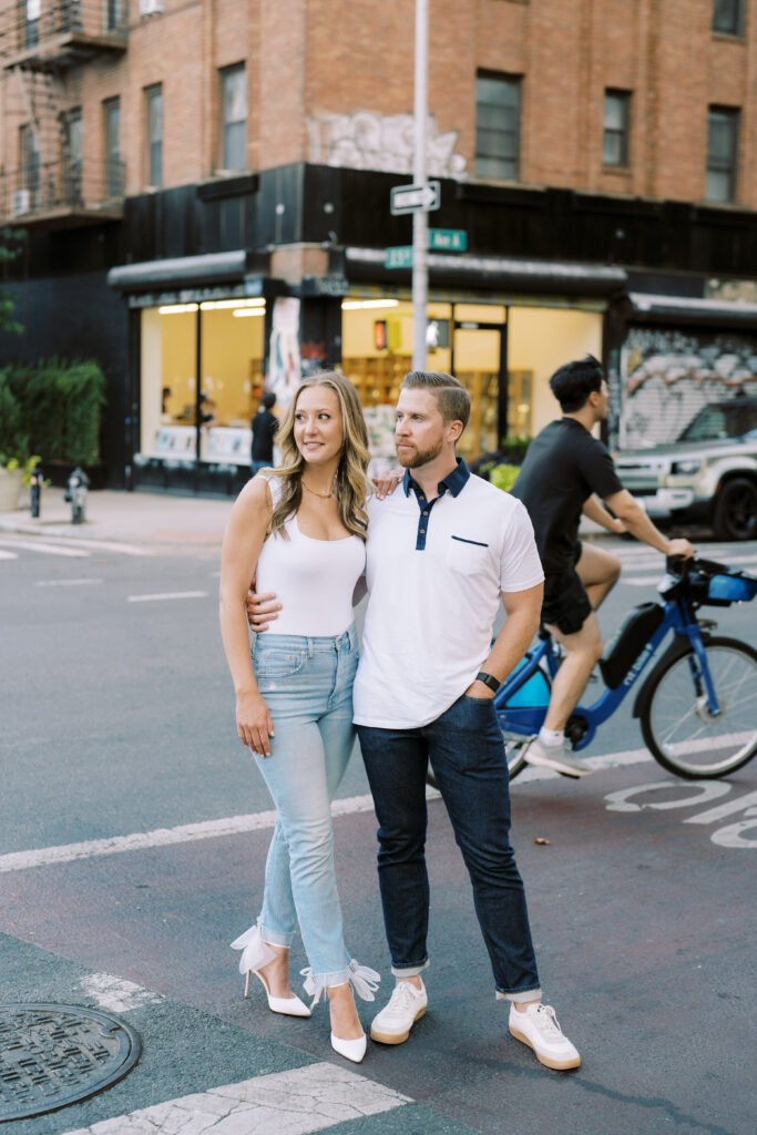 local bar engagement photos