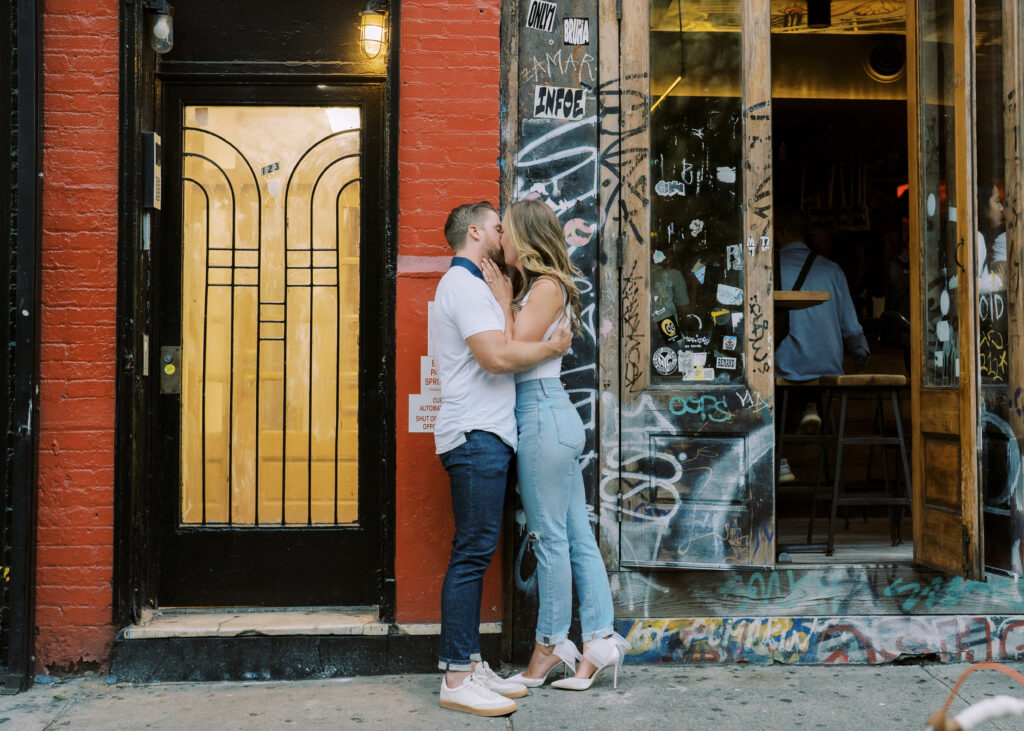 local bar engagement photos