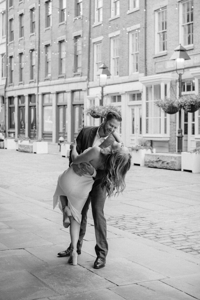 local NYC bar engagement photos