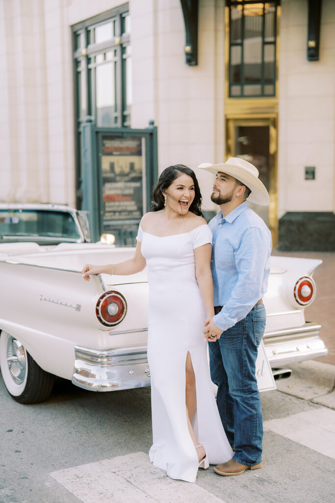 bride and groom at fort worth wedding venues