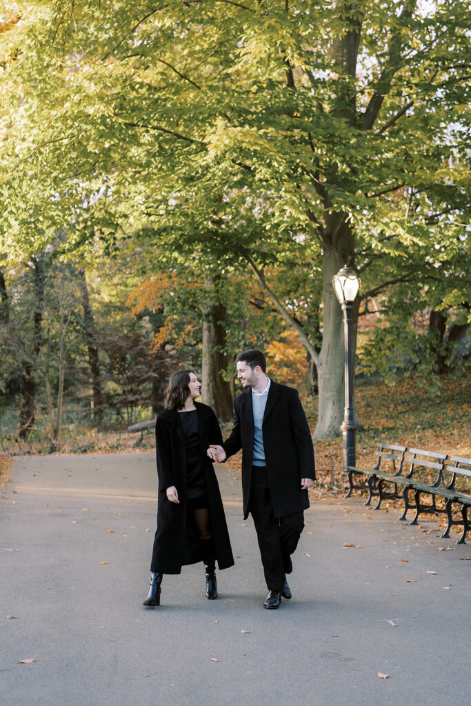 Central Park Engagement Photos NYC