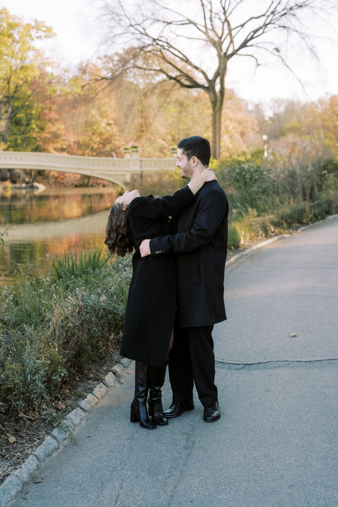 NYC Engagement photos in Central Park