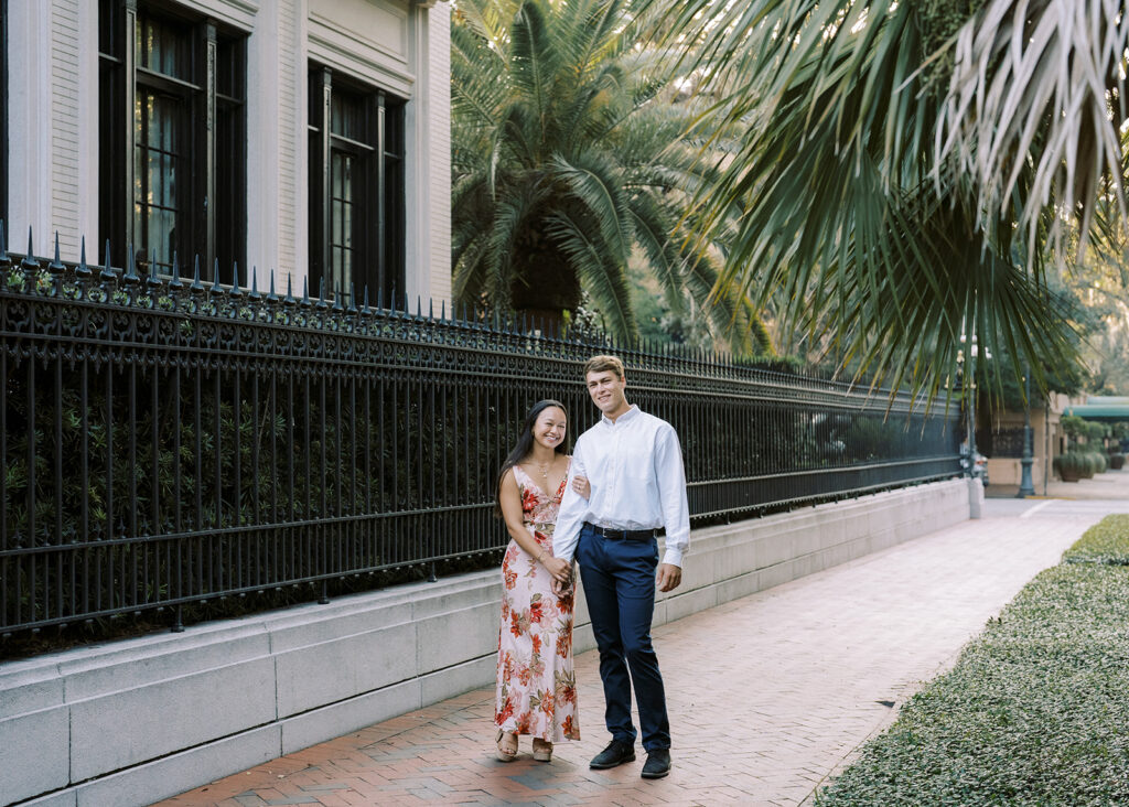 Forsyth Park engagement photos