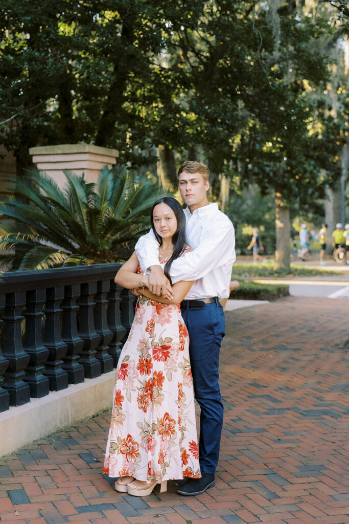 Forsyth Park engagement photos