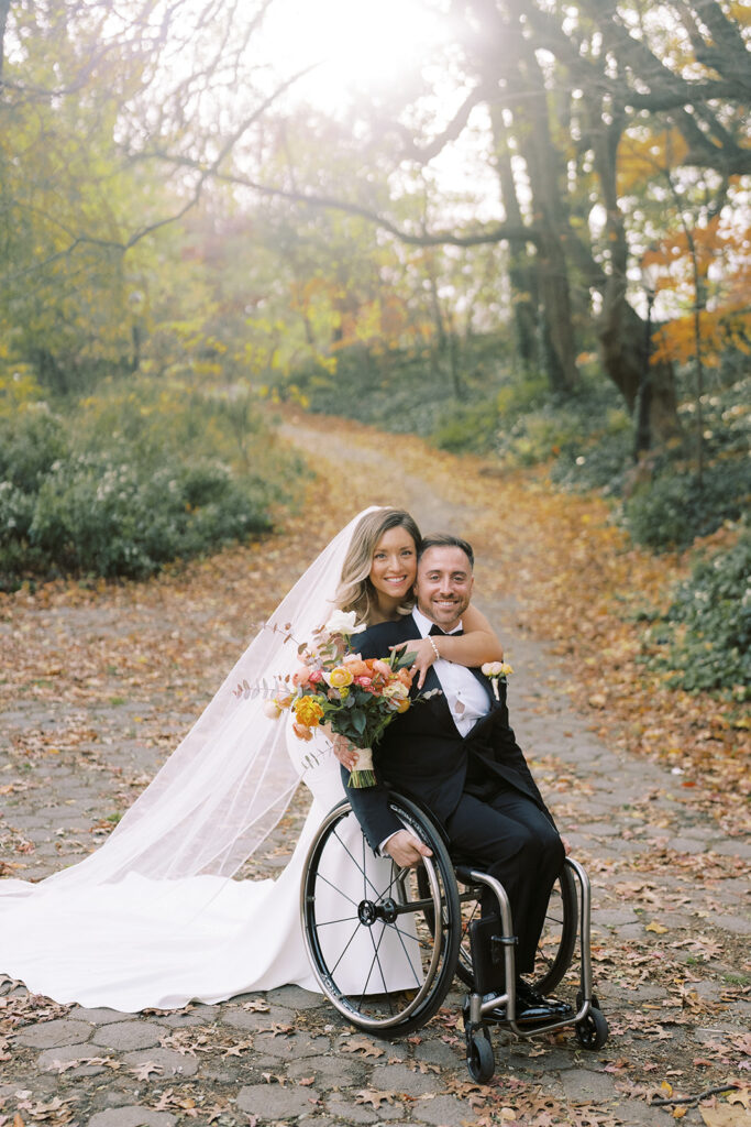 Prospect Park Boathouse Wedding in the fall
