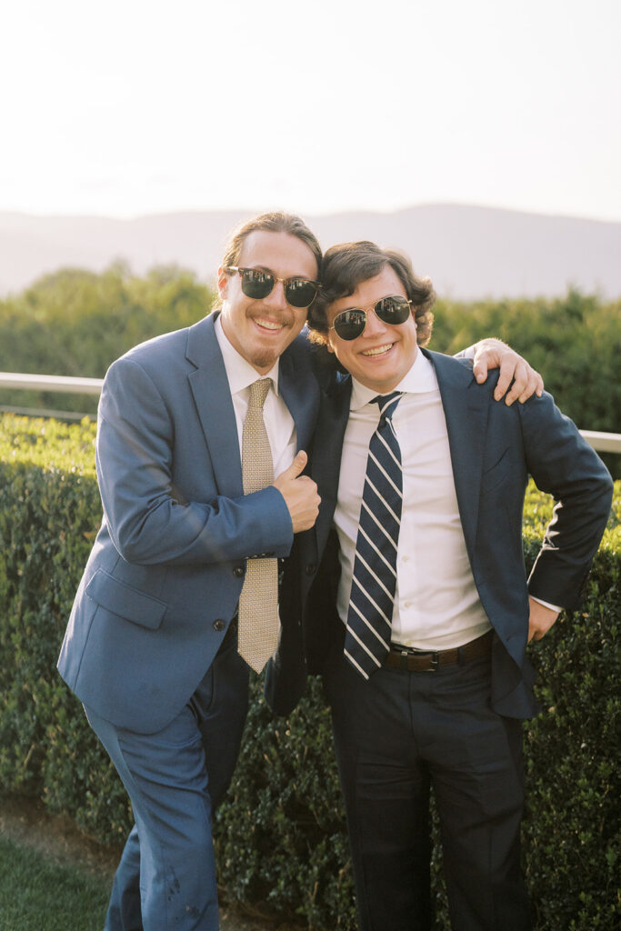 the garrison wedding cocktail hour