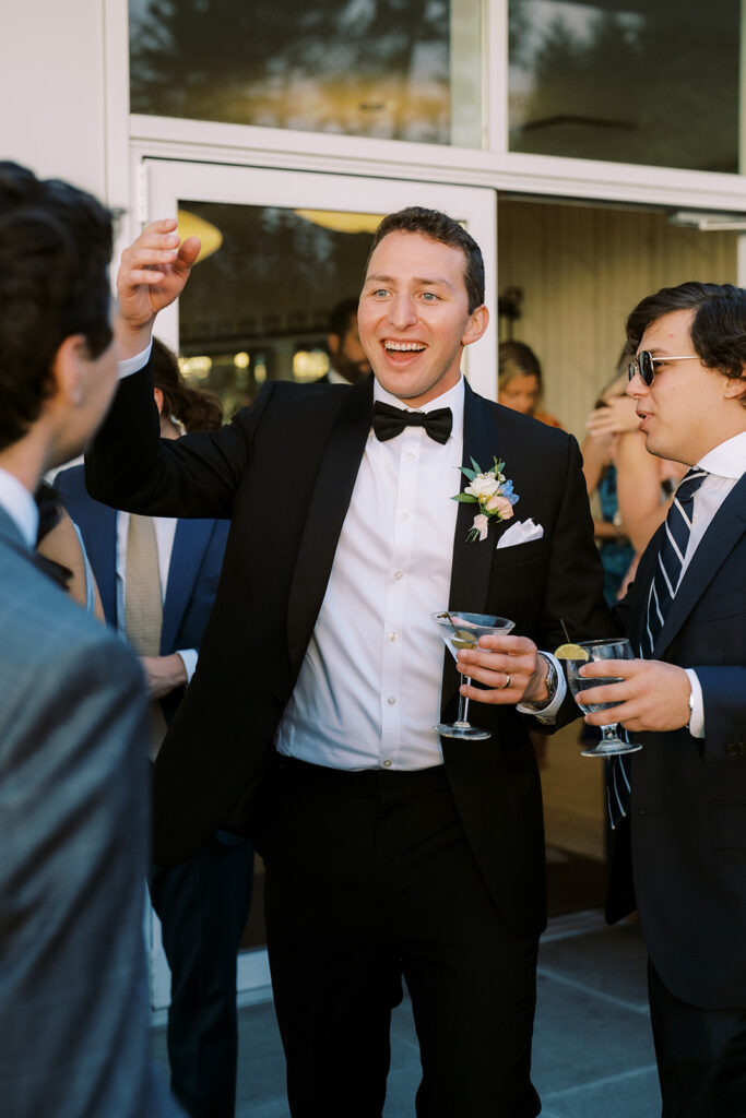 the garrison wedding cocktail hour